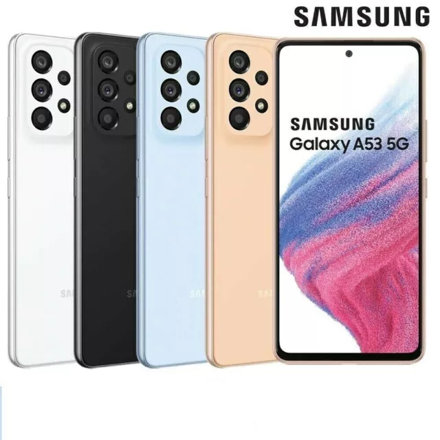 NEU Samsung Galaxy A53 5G, 128GB, 6,5" entsperrt, unbenutzt mit Box, alle Farben