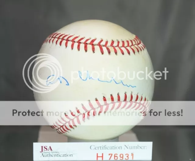 Happy Chandler Signed Jsa Authenticated National League Baseball Autograph