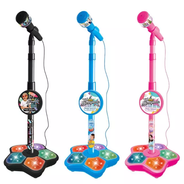 Musical Microphone Stand Children's Karaoke Mic Singing Toy `
