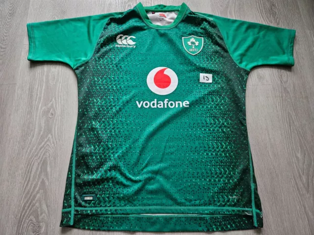 Mens Canterbury IRFU rugby jersey shirt size 2XL XXL