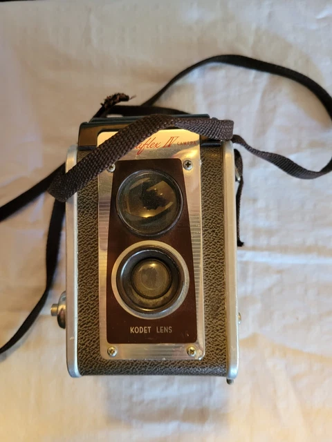 Vintage Kodak Duaflex IV (4) Film Camera with Kodet Lens-Untested