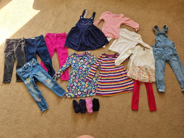 Girls Spring Clothes Bundle 4 to 5 years. Inc mini boden, m&s, Next, h&m and tu.