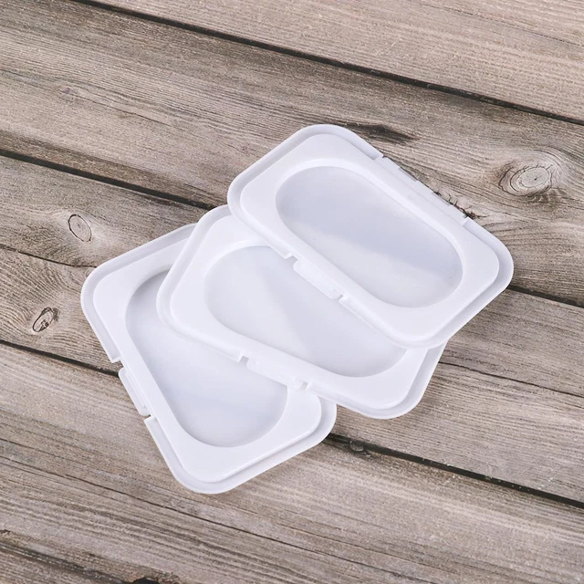 1/5/10 pcs New Portable Box Lid Tissues Cover Reusable Baby Wipes Lid Flip Cover