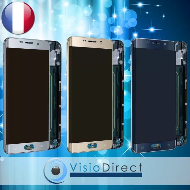 Vitre Tactile + Ecran LCD sur chassispour Samsung Galaxy S6 Edge Plus G928F