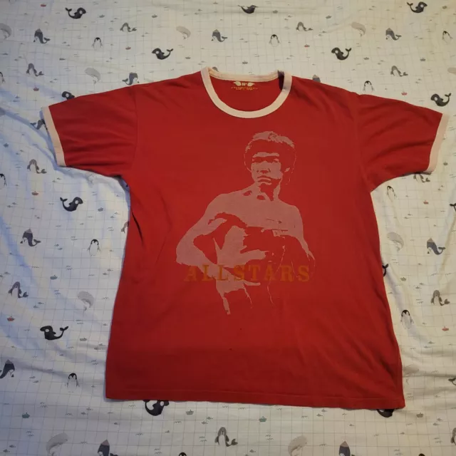Vintage Ringspun Allstars Bruce Lee T Shirt X Large