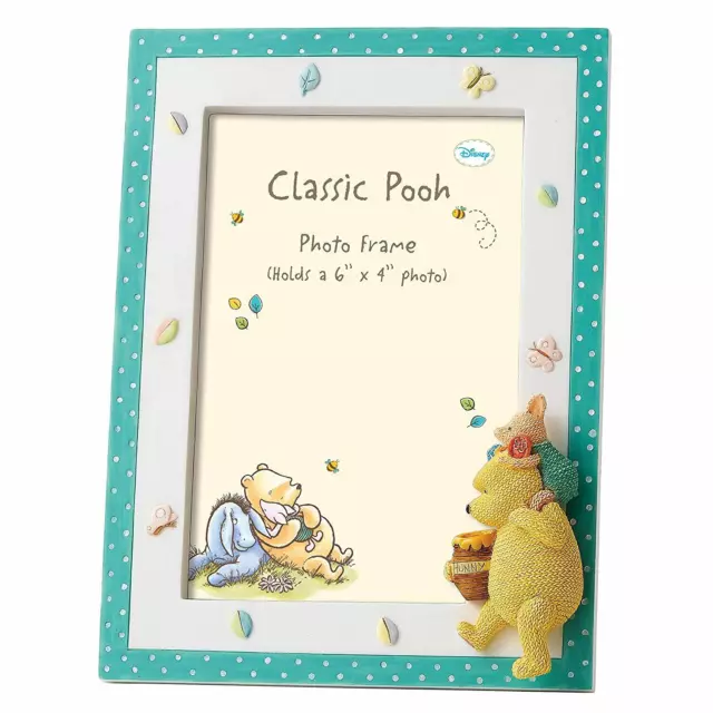 Enesco Disney Classic Pooh Photo Frame 6x4, Resin A25681 New Boxed