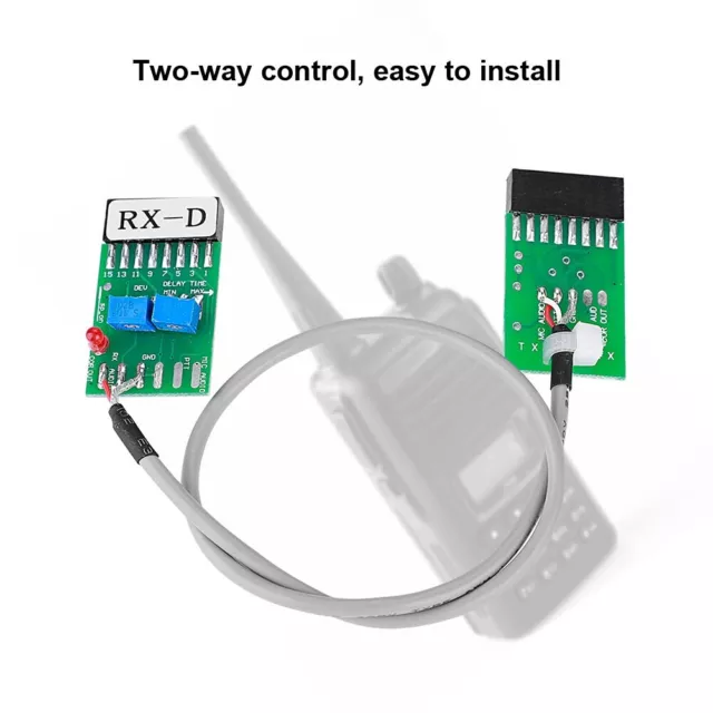 Relay Station Repeater TX/RX-D Time Delay Connector Cable For QCS 2