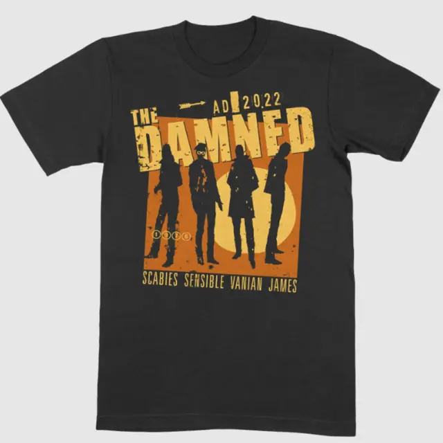 retro The Damned band T-shirt Black Unisex All Sizes S-5Xl 1F1310