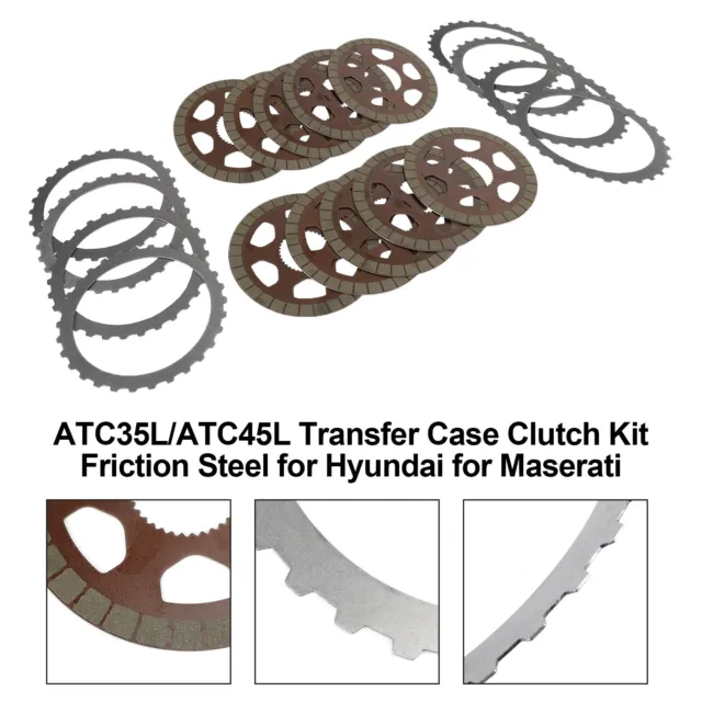 ATC35L/ATC45L Transfer Case Clutch Kit Friction Steel Fits Hyundai for Maserati