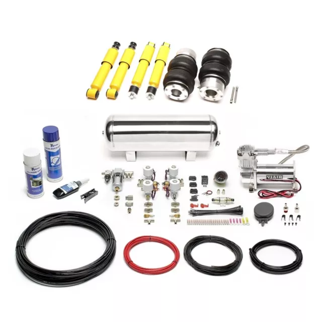 Ta technix Air Châssis Viair Air-Ride Incl. Kit de Compresseur en Argent pour VW