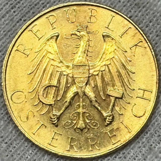 Gold Coin Austria 25 Schilling 1928 Rare High Grade Low Mintage