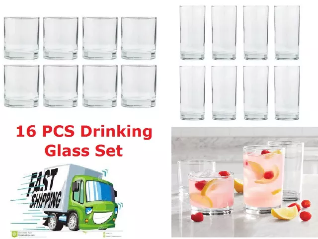https://www.picclickimg.com/4~cAAOSwF6Fkz8gY/Drinking-Glass-Set-16-Pcs-Include-Eight-16.webp