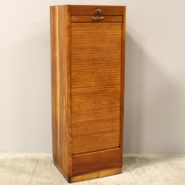 Classificatore Archivio Schedario Serranda - In Rovere - Primi 900 - Restaurato