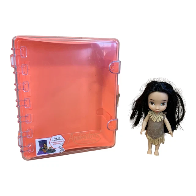 Disney Animators' Collection Mini Doll 5" Pocahontas Play Set Carry Case - Read