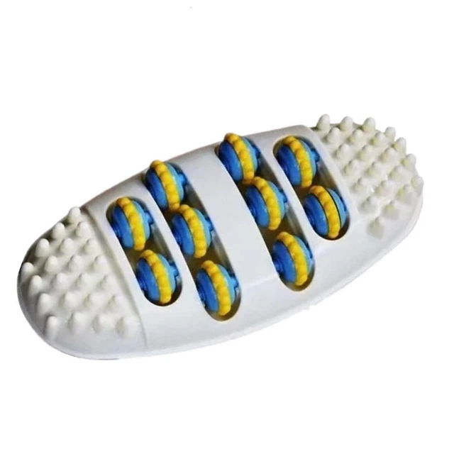 Dual Foot Massager Roller Reduce Fatigue Accurate Pressure Relief Conveniently