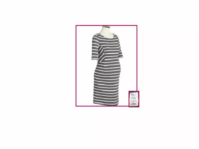 New Old Navy Women's Maternity Clothes Slub Knit Striped Dress NWOT Size XS 2