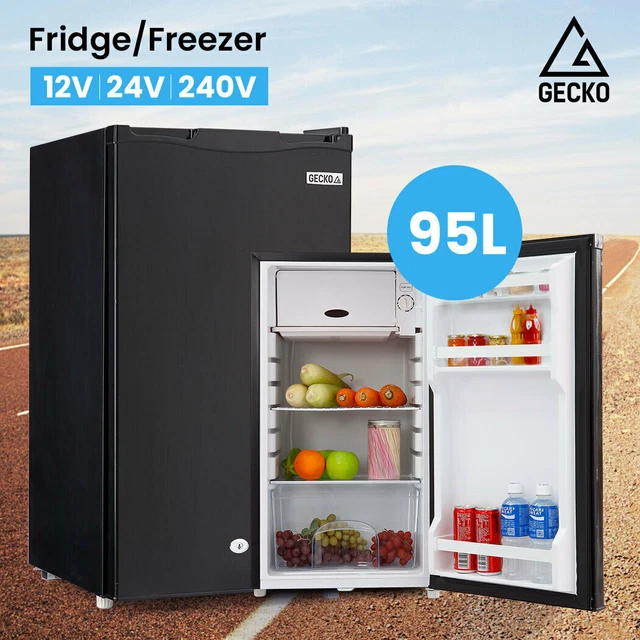 GECKO 95L PORTABLE Upright Fridge and Freezer 12V/24V/240V Camping