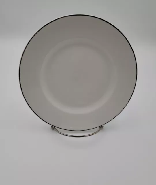 Crown Staffordshire Bone China Platinum Band 8" Salad Plate Federated Store