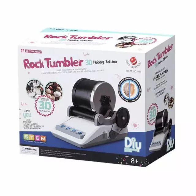 NATIONAL GEOGRAPHIC HOBBY Rock Tumbler Kit - Rock Polisher for Kids And  Adults £51.79 - PicClick UK