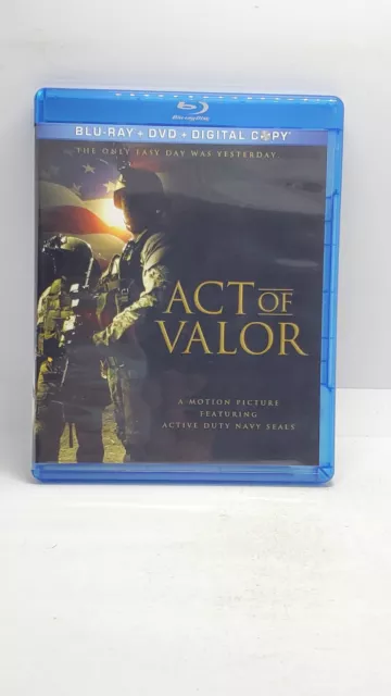 Act of Valor (Blu-ray/DVD, 2012) No Digital