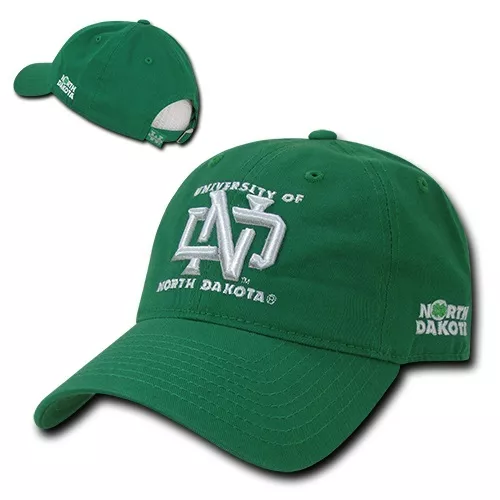 University of North Dakota UND Sioux Cotton Polo Style NCAA Baseball Cap Hat