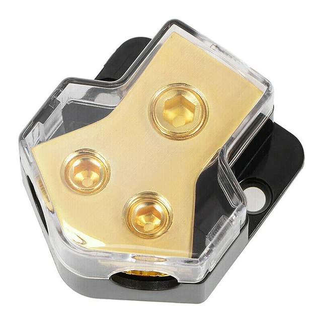 Blocco distribuzione veicolo a 2 vie da 0 a 4 gauge out per auto audio energia P2