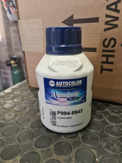 Nexa Autocolor Aquabase Plus P994-8943 Clean Red 0.5l Lacquer Paint Ppg