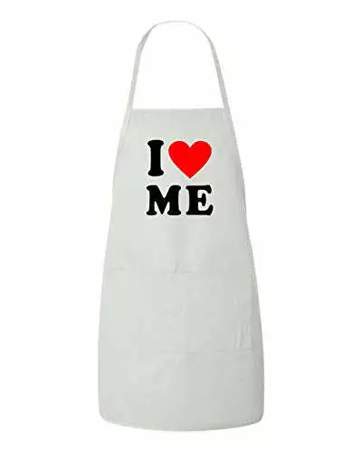 I Love Me Heart Valentines Day Gift Apron Anniversary Wedding Gift