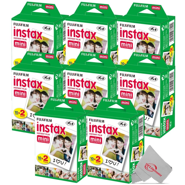 Mini película instantánea Fujifilm Instax 2x10 8 paquetes (160 tomas) paquete doble