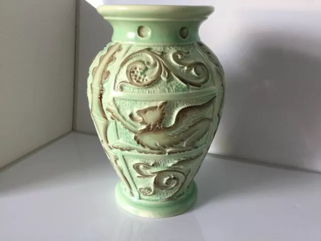 1940s Large Burleigh Ware Dragon Vase (collect from CV34) Perfect Condition