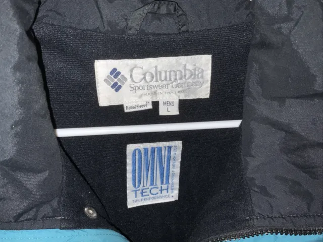 COLUMBIA MEN’S L Snow suit Ski board coveralls pants jacket leg zipper ...