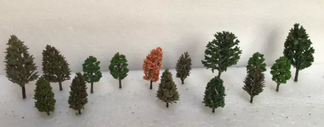 OO scale  15 Trees ,Forest, Scenery, Multi Types & sizes, Fast Uk Post DMP705