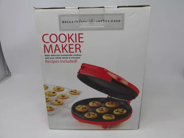 NEW Bella Cucina Red Cookie Maker Model 13538