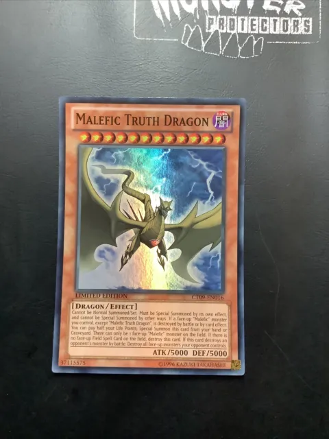 Yugioh Malefic Truth Dragon Super Rare Ct09-En016 Limited Edition