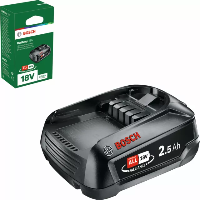 Bosch 18 V 2.5 Ah Lithium-Ion Battery Pack PBA 18 V (DIY Home and Garden Tools)