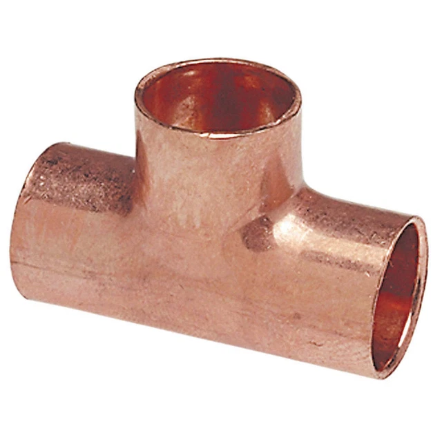 NIBCO 611R 1/4X1/4X5/16 Reducing Tee,Wrot Copper,1/4"x1/4"x5/16"