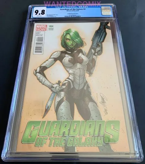 Guardians Of Galaxy #4 Scott Campbell 1:50 Variant Cover Cgc 9.8 Gamora 2013 New