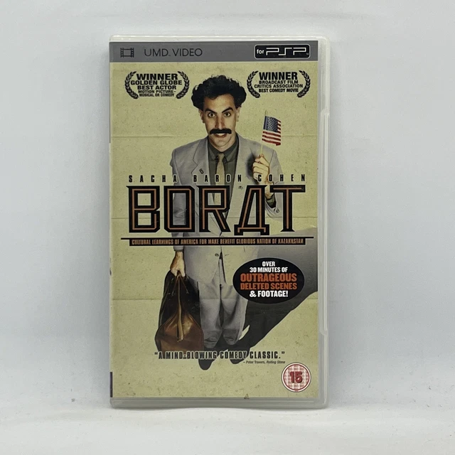 Borat Sacha Baron Cohen Comedy Sony PSP PlayStation UMD Video Region 2