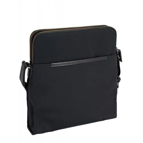 NEW TUMI Harrison black nylon with leather trim crossbody shoulder bag 2