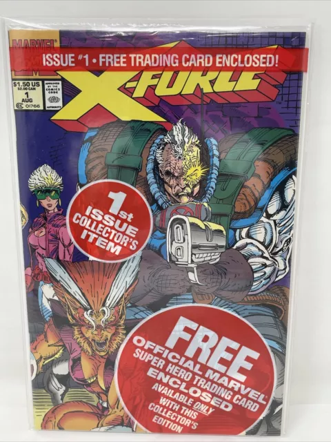 Marvel Comics X-FORCE #1 August (1991) DEADPOOL! Card. Sealed New🤩! CGC Ready.