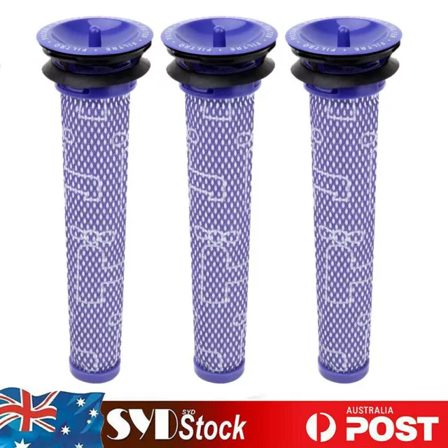 3x Washable Pre Motor Filter For Dyson DC58 DC59 DC61 DC62 DC74 V6 V7 V8 Vacuum