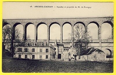 CPA 94-Arcueil Hotel cachan (val de marne) water and property of mr de provigny