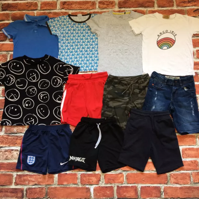 Boys Clothes Bundle 5-6 Years T-shirts Shorts Nike H&M TU George Etc