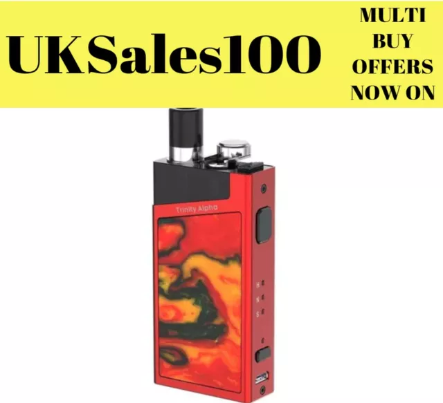 SMOK Trinity Alpha Resin Pod Starter Kit ~ 1000mAh ~ Genuine UK Seller / Stock