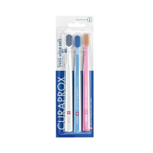CURAPROX CS 5460 Ultra-soft trio - 3 ultra soft toothbrushes - assorted colors