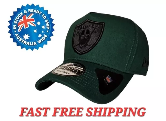 Oakland Las Vegas Raiders Nfl New Era 9Forty Green Snapback Cap Hat La Ny Nba