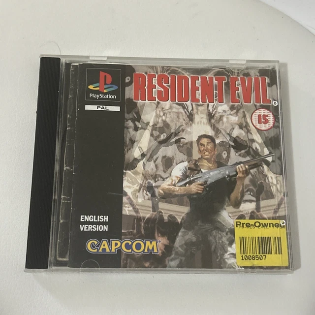 ps1 RESIDENT EVIL English Version Black Label Boxed With Manual PAL Version ps2