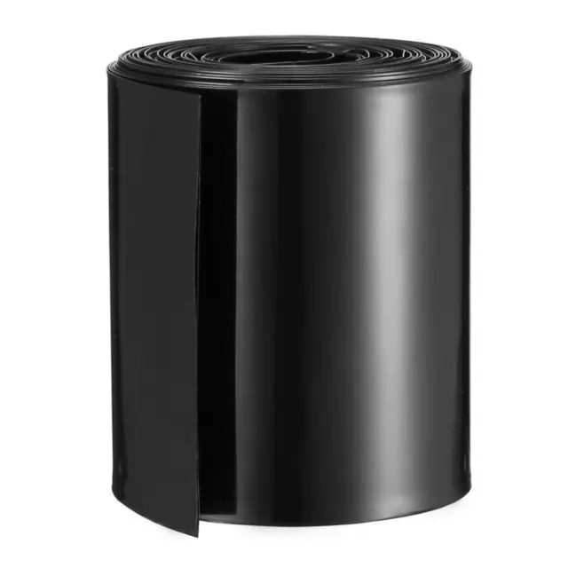 PVC Tubo termoretraibile tubo 65mm AA pellicola termoretraibile 5 m nero