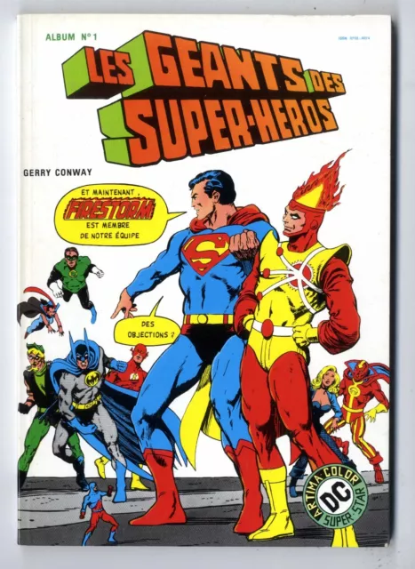 LES GEANTS DES SUPER-HEROS  Album n°1  contient T.1 et T.2   ARTIMA COLOR DC