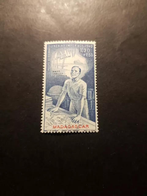 France Colonie Madagascar Poste Aérienne Pa N°44 Neuf ** Luxe Mnh 1943
